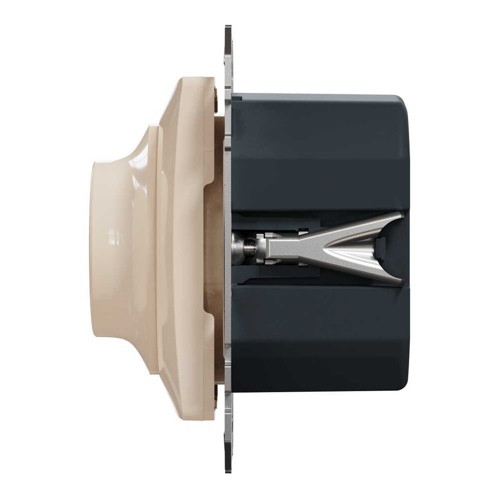 Димер Schneider Sedna Design бежевий LED поворотний RC 3-370Вт ( SDD112501 )